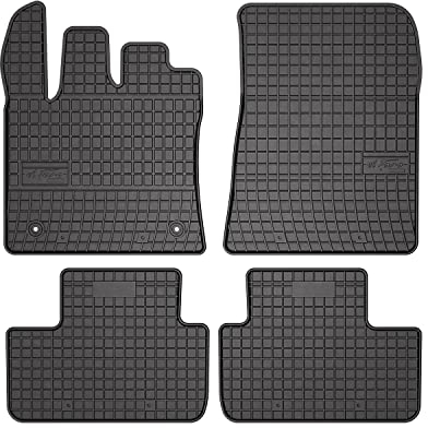 OMAC Gummi Fußmatten kompatibel mit Renault Captur 2019-2025 Automatten Gummi Schwarz 4tlg