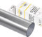 POLI-FLEX® TURBO® - Transferfolie für Textilien - Flexfolie zum Aufbügeln, Plotterfolie für DIY Shirts, Silber Metallik glänzend, 30,5 cm x 122 cm