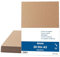 20 Stück braune Wellpappe DIN A3 - Karton 4mm dick (42 x 29,7 cm) - Zum Verpacken und Basteln