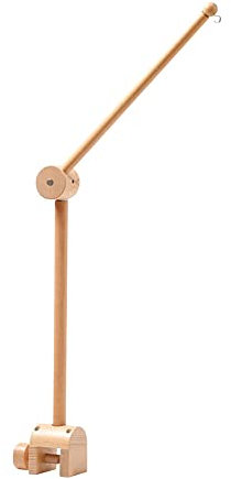 Holz Baby Mobile Halterung Höhenverstellbar,Kinderzimmer Bettglocken Halterung DIY Baby Wiege Mobile Bett Glocke Halter Arm Halterung Wickeltisch Bettklingel Halterung Hängende Bett Glocken Spielzeug