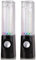 RAHBI Dancing Water Speaker, USB Water Speakers, Coloured Illuminated Fountain Style Dancing Water Stereo Speakers for MP3 /Mobile Phones/Computer (Black)