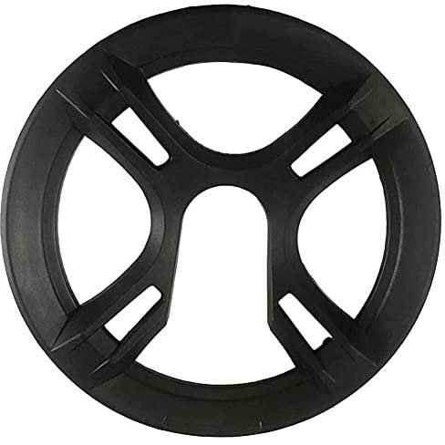 Wudaizhi Anillo De Protección De La Cadena, Lavadora De Protección De Cadena para Bicicleta De Montaña 42t 44t Cubierta De Cima del Colmo De Plástico Negro con Tornillos