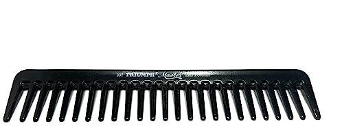 Hercules Sägemann Pettine per ciocche, 237, Triumph Master Styling, nero, 19 cm, divisione dentata grossolana (237 bl)
