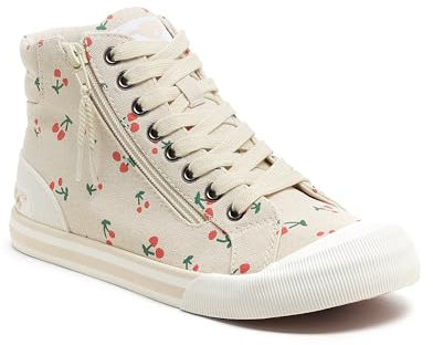 Rocket Dog Women's Jazzin HI Sneaker, Natural, 6 UK
