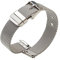 SMYAOSI Edelstahl Mesh Uhrenarmband für Herren und Damen, Mesh Uhrenarmbänder mit Schnellverschluss für10mm 12mm 14mm 16mm 18mm 20mm 22mm Smartwatch (16mm, Silber)