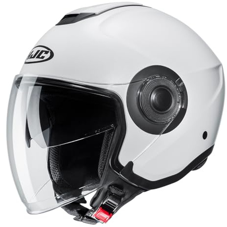 HJC, Motorrad-Jethelm i40N Semi Mat Perlweiss, XXL