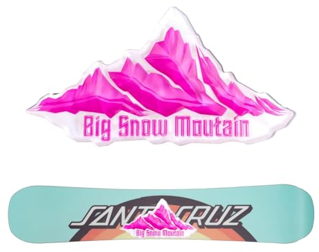 MytaYt 3D Snowboard Stomp Pad Schneeberg Transparentes Stomp Pad Snowboard Anti-Rutsch-Pad Selbstklebend für Snowboards Grip Pads-Rosa