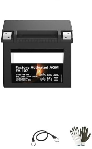 Compatible avec TGB Targhet 500 0000 A 0000 PRÊT À Installer Batterie YTX20HL Gel SLA Bosch FA1071 Chargeur DE Batterie DIY SCELLÉ 18AH 12V 176X89X154MM