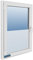 TEXMAXX Blickdichte Fensterfolie selbsthaftend - 60cm x 100cm / Milchglasfolie selbstklebend Fenster/Sichtschutzfolie Fenster/Fenster Folie Blickschutz/Fensterfolie Milchglas - sehr Blickdicht