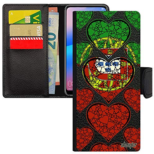Coque A05S à Rabat Portefeuille Drapeau Portugal Portugais Smartphone Euro Foot Pas Cher Coeur I Love pour Samsung Galaxy