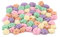 Creativery Satinrosen 15mm 20 Stück Set - Farbauswahl - farbecht & waschbar - Kleine Stoffrosen zum Aufnähen - Satin Röschen zum Basteln Nähen Kleben Dekorieren - Pastell Mix