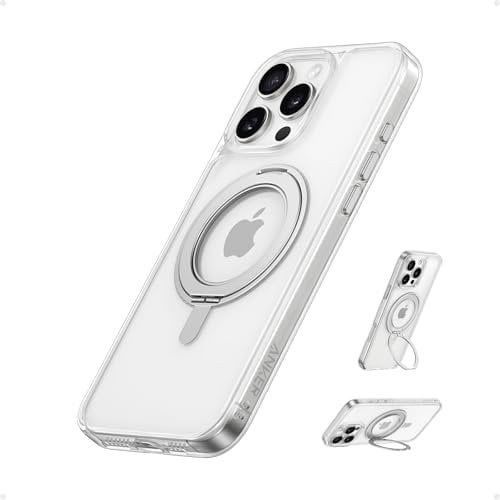 Anker FlexStand magnetisches Case für iPhone 16 Pro Max, 360° Ringständer, Matte und rutschfeste Schutzhülle, 17,5cm iPhone Hülle mit verbesserter MagSafe-Kompatibilität