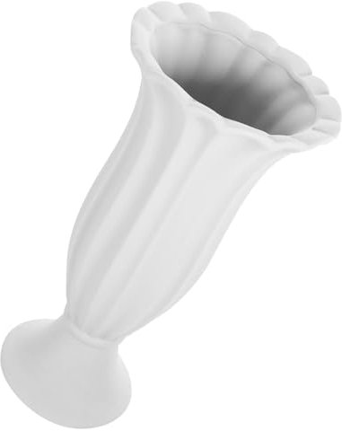 GREENADSCAPE Jarrón Cerámico para Cementerio Florero Decorativo para Memoriales Resistente la para Flores y Artificiales Elegante Diseño para Queridos