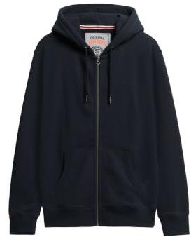 Superdry Herren Essential Logo Zip-Hoodie mit angerauter Innenseite