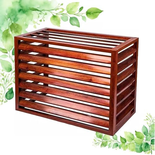 Dnowegas cubierta aluminio aire acondicionado L110*W60*H80(2~3P) valla para dispositivos exteriores resistencia al impacto rejilla aire acondicionado exterior protección de equipos