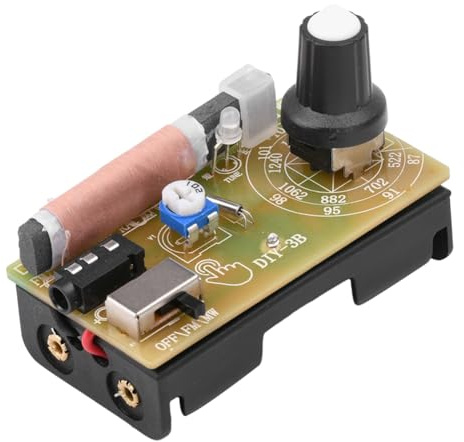 Sirxlevcy 87-108 MHz AM/FM Mittelwelle FM 2 Band Stereo Digital Tuning Kopfhörer-Radio-Kit DIY-Produktion Lehrteile