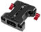 Xolsurg Camera Base Plate Lightweight Design 15mm Rod Clamp Tripod Mounting Baseplate Aluminum Alloy Black