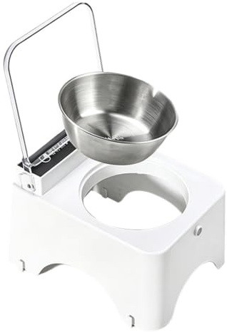 Automatic Pet Feeder Bowl With Sensor Lid - Stainless Steel ABS Smart Cat Food Dish USB Powered 22x19x16cm 625g Motion Activated Open Close Design - Smart Feeding Solution - For Cats And Small