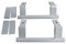 Liebherr-kit poignées (par 2) de porte combi-réfrigérateur et congélateur, entraxe de fixation: 15.5cm