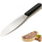 Kerafactum Aufstrichmesser Edelstahlmesser Tafelmesser für Frischkäse Butter | Tafel Nutella Messer Aufstrich Marmelade Streichmesser mit schwarzen Griff | Buttermesser Landhausstil Bistro Camping