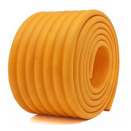 M2cbridge Multifunctional Edge and Corner Guard Coverage 2m (Yellow) | high density NBR bumper, 2m x 8cm x 0.8cm, easy cut