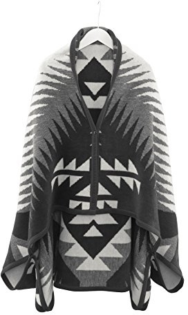 Biederlack Bocasa Orion Cape Decke Überwurf, Baumwollmischung, Ikat Style, 50 x 38 x 13 cm