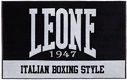 LEONE 1947, Toalla De Gimnasio, Unisex Adulto, Negro, Taglia Unica, AC916