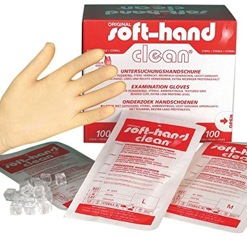 Soft-Hand 00368823 Clean Handschuhe, einzeln, steril, verpackt, L (100-er Pack)