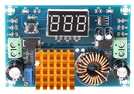 DC-DC Module d'alimentation Régulateur de Tension Transformateur Convertisseur Règlable Entrée 3-35V Sortie 5V-45V 5A pour Auto