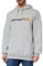 Carhartt, Herren, Weites, mittelschweres Sweatshirt mit Logo-Grafik, Grau meliert, XL