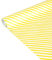 Clairefontaine 223861C - Un Rouleau De Papier Cadeau - Papier Affiche 80g - Dimensions : 5mx35cm (Spécial Petite Largeur) - Motif : Rayures blanches et jaunes - Idéal Pour Les Petits Emballages