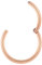 PROSTEEL Anneau Nez Piercing 7mm Plaqué Or Rose Boucle Fine pour Hélix/Cartilage/Tragus - Tige 20G(0,8mm) Bijou Cool Tendance