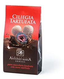 Praline Artigianali di Puro Cioccolato con Ripieno di Ciliegia allo Cherry - 80gr