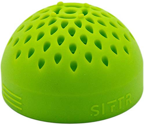 SIFTR Tamiz de agujero grande verde – Tamiz pequeño ahorro de espacio – Mini colador de latas y colador de silicona – Colador de anidación y coladores de cocina – Gadgets de cocina