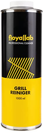 Floyal Lab Grill & BBQ Reiniger, entfernt Ruß und Fett, für Holzkohle-, Elektro- und Tischgrills & Grillzubehör, schnelle Kaltanwendung, löst hartnäckige Verkrustungen, Grill Reiniger Spray, 1000 ml