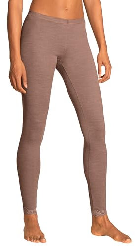 Calida Damen Richesse Lace Leggings, Truffle Brown, 48-50