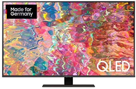 Samsung QLED 4K Q80B 50 Zoll Fernseher (GQ50Q80BATXZG, Deutsches Modell), Quantum HDR 1500, Quantum Prozessor 4K, Dolby Atmos, Smart TV [2022]