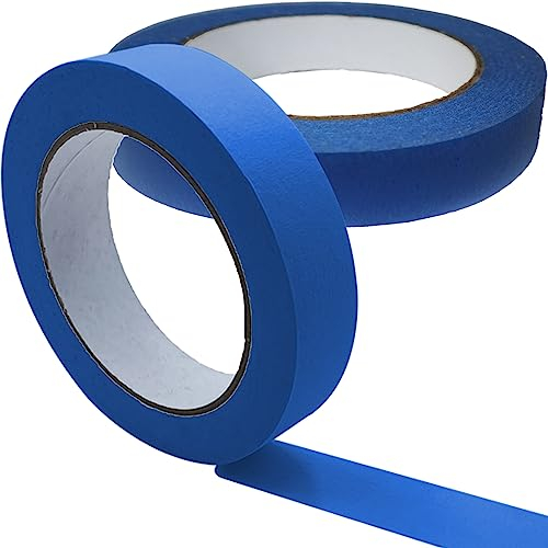 Olicky Decorating Masking Tape – 23mm, Blue Painter's Tape for Indoor Art & Painting – 80Meter