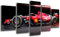 Cuadros Camara Ferrari SF-23 2023, modernes Fotobild, Formel-1-Auto, Sainz, Leclerc, 165 x 62 cm, Ref. 27434