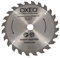 Lame - dia 185mm x 2,4 mm x dia 20 mm - 7000 t/min - pour scie circulaire 1200W - pour le bois - pour ref OXEO 760061