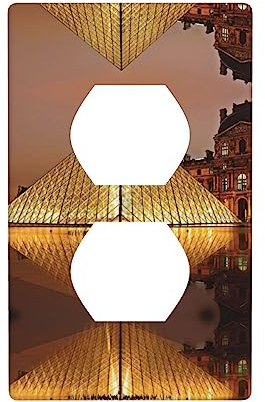 Louvre Museum in Paris Dekorateur Lichtschalter oder Steckdose Wandplatte für Lichtschalter, Dimmer, Steckdose