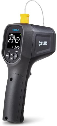 FLIR TG56-2 Infrared Spot Thermometer with Digital Readout: For Non-Contact Temperature Measurements up to 2,372 Degrees F