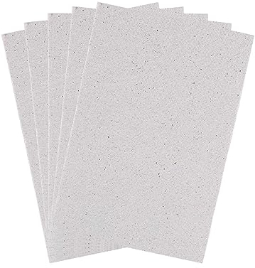 ACONDE 5 discos de mica de 15 × 12 cm, placa de mica universal, para microondas