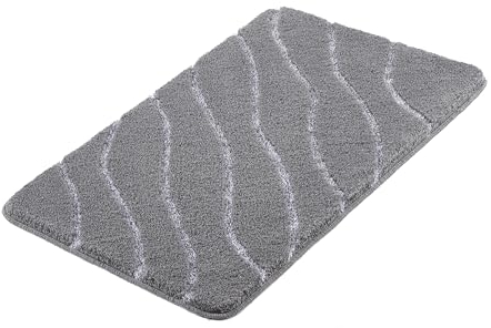 Kleine Wolke Badteppich Tram, 70x120 cm, Anthrazit