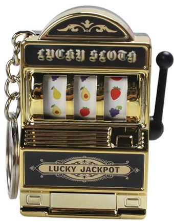 Perfeclan Mini-Spielautomat, Schlüsselanhänger, Charm, Valentinstagsgeschenk, kreative Souvenirs, Gaming-Geschenke, Mini-Arcade-Spiel, Spielzeug für Kinder und, Gold