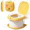 Toilettensitz Kinder, Klapptoilette Für Kinder, Tragbares Reise-Klapptöpfchen,AutoreiseCampin oder Familiengebrauch,mit Einweg-Ersatztaschen