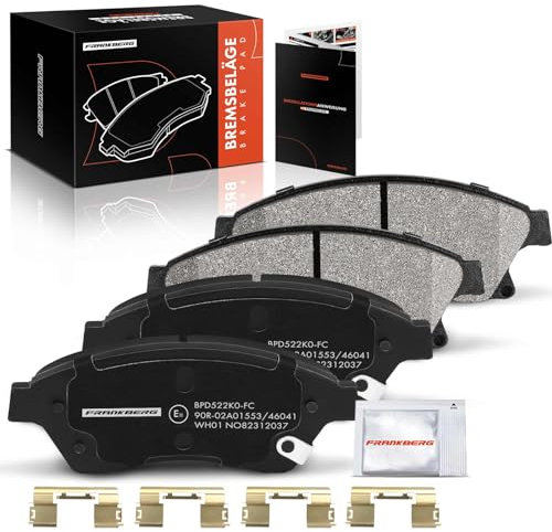 Frankberg Bremsbelagsatz inkl. 4x Bremsbeläge Vorne Kompatibel mit Astra J Car.a.van P10 Astra J GTC Aveo Schrägheck T300 Cruze J300 Zafira Replace# 95516191