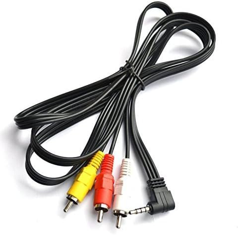 Jinshining AV A/V Audio Video TV-Out Cable/Cord/Lead for Camcorder K2KC4CB00020 Cables and Cords