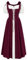 SCARLET DARKNESS Womens Vintage Renaissance Dresses 2 PCS Medieval Maxi Dress Off Shoulder Chemise Irish Lace-up Peasant Overdress Dark Red M