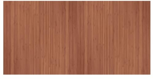 vidaXL Teppich, Bambusteppich Rechteckig, Bambusmatte rutschfest für Wohnzimmer, Läufer Küchenteppich Flurteppich, Modern, Braun 100x200cm Bambus